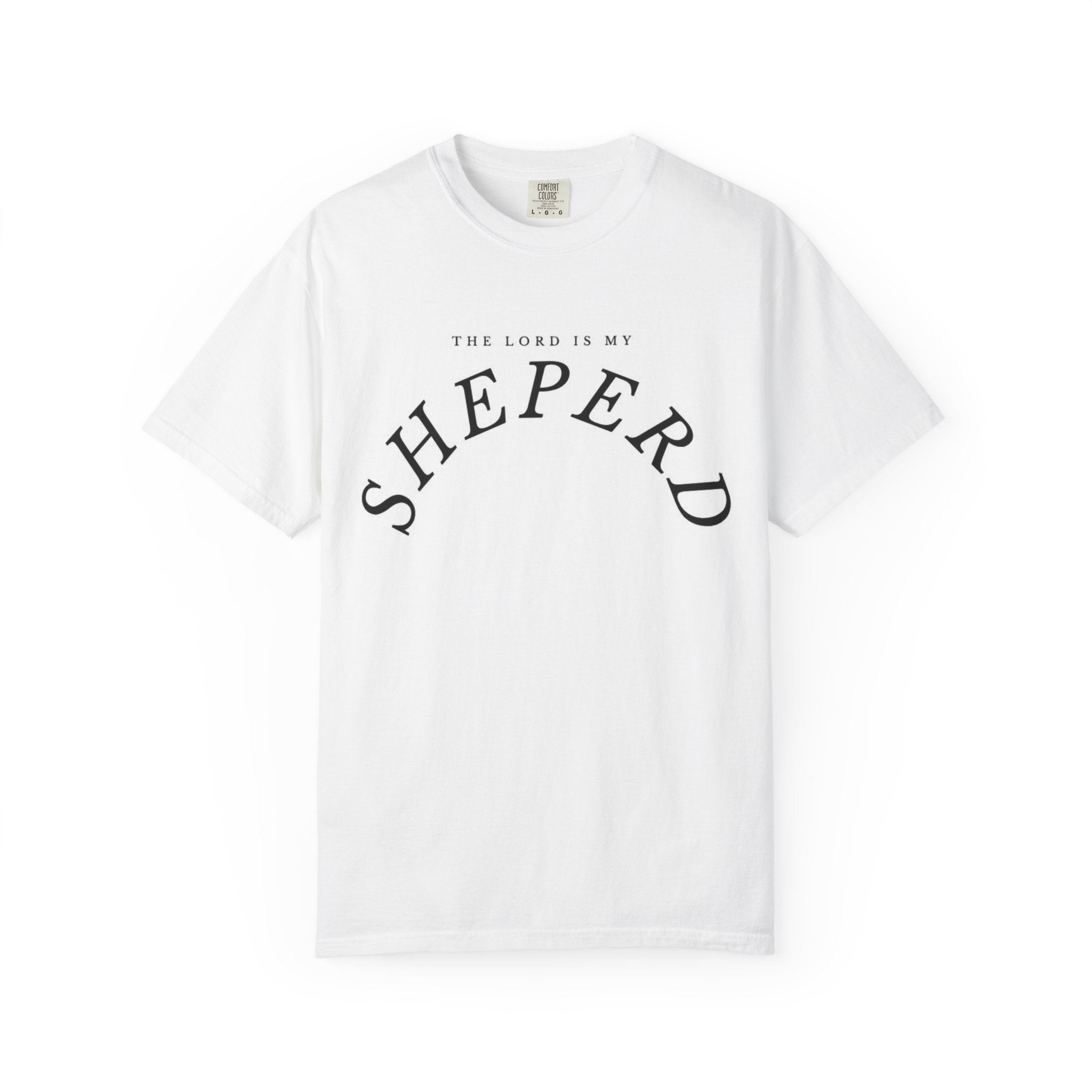 Psalm 23 'The Lord Is My Shepherd' T-Shirt — Christian Faith Tee